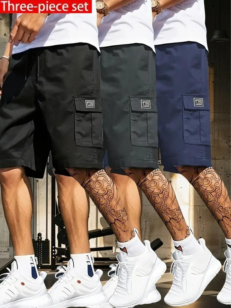 Men's Cotton Casual Cargo Shorts(Buy 1 Get 2 Free)