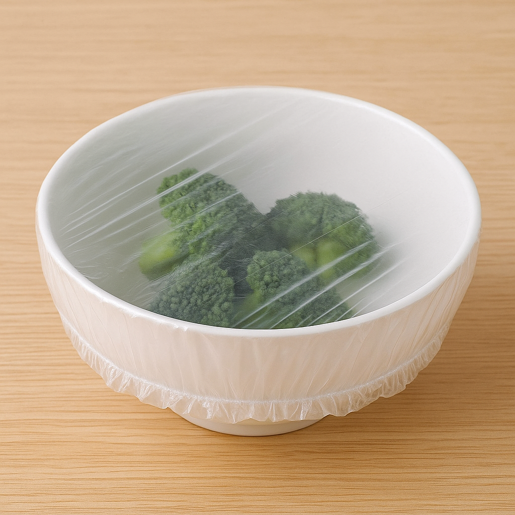 Plastic Bags - Reusable Elastic Food Storage Plastic Covers (Pack of 2)