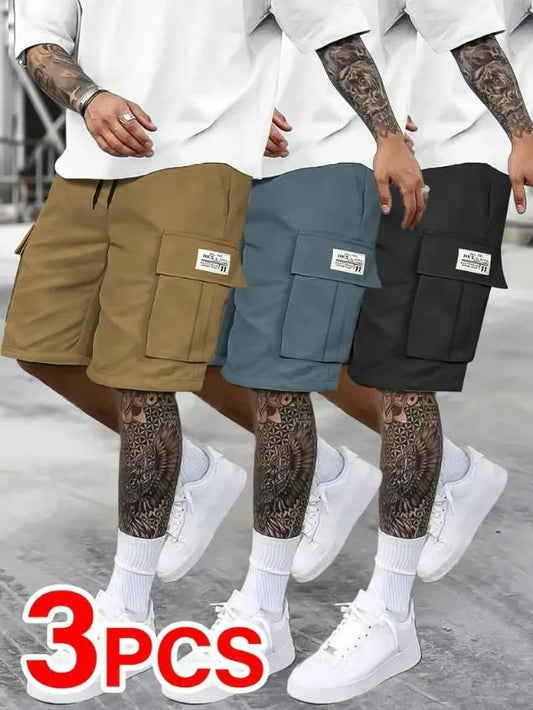 Men's Cotton Casual Cargo Shorts(Buy 1 Get 2 Free)